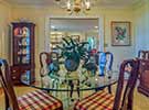 As you step into the Dining Room the large Living Room comes in to view